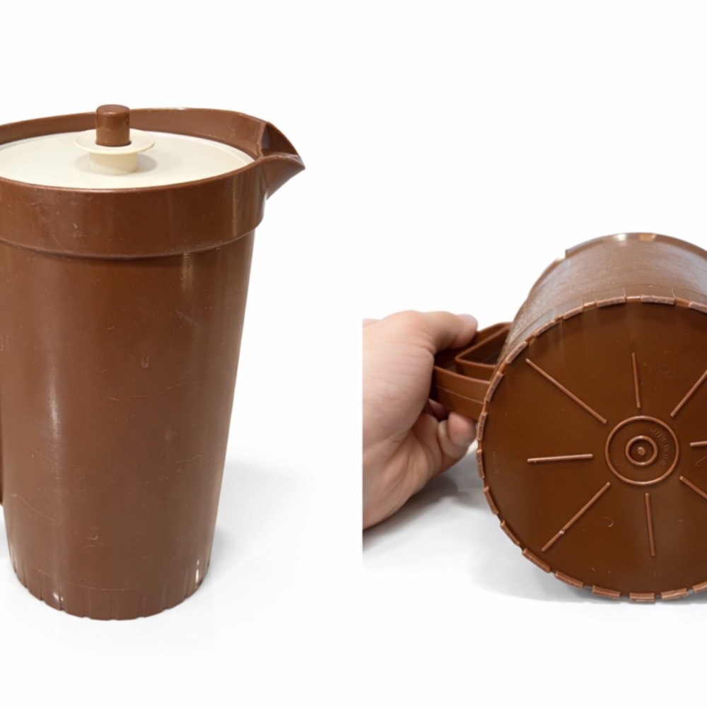 Tupperware Brown Pitcher - Picture 2 of 2